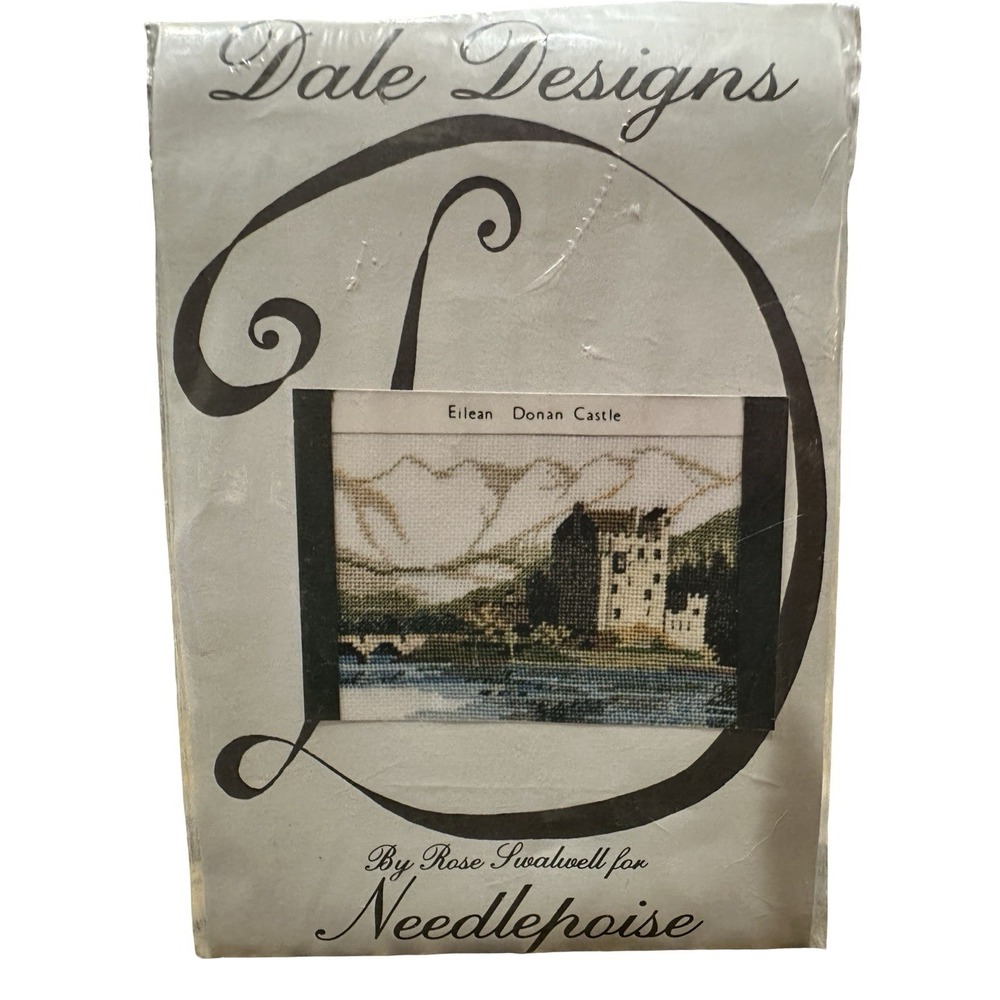 NEEDLEPOISE DALE DESIGNS COUNTED CROSS-STITCH KIT "EILEAN DONAN CASTLE"Fairytale